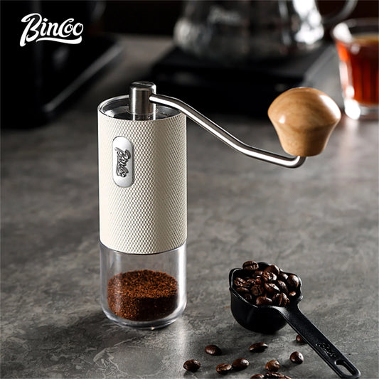 Manual Coffee Grinder – Just Coffee Portable Adjustable Stainless Steel Mill