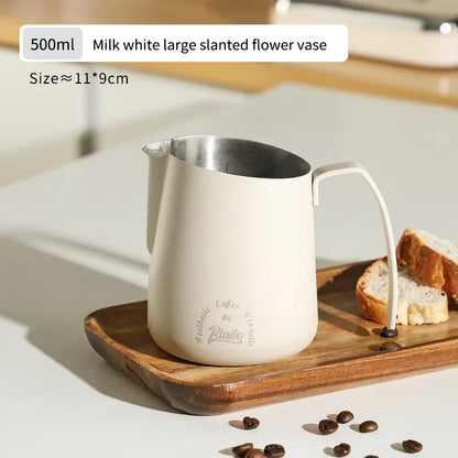 Stainless Steel Latte Art Milk Jug – Just Coffee Professional Edition