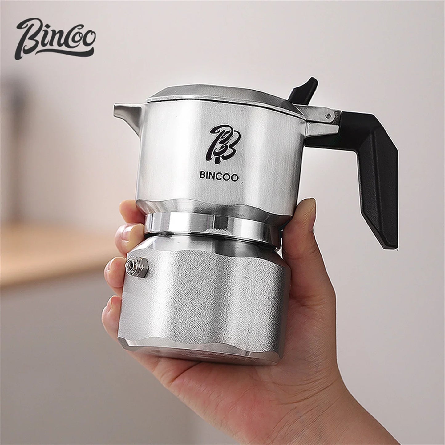 GT Pro Moka Pot – Just Coffee 316 Stainless Steel 3-Valve Espresso Maker
