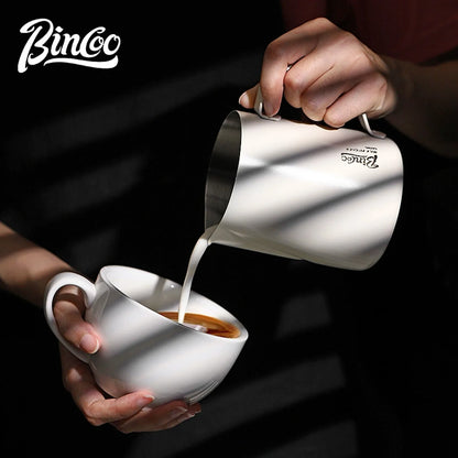 Milk Frothing Pitcher 350/600ml – Just Coffee Stainless Steel Jug