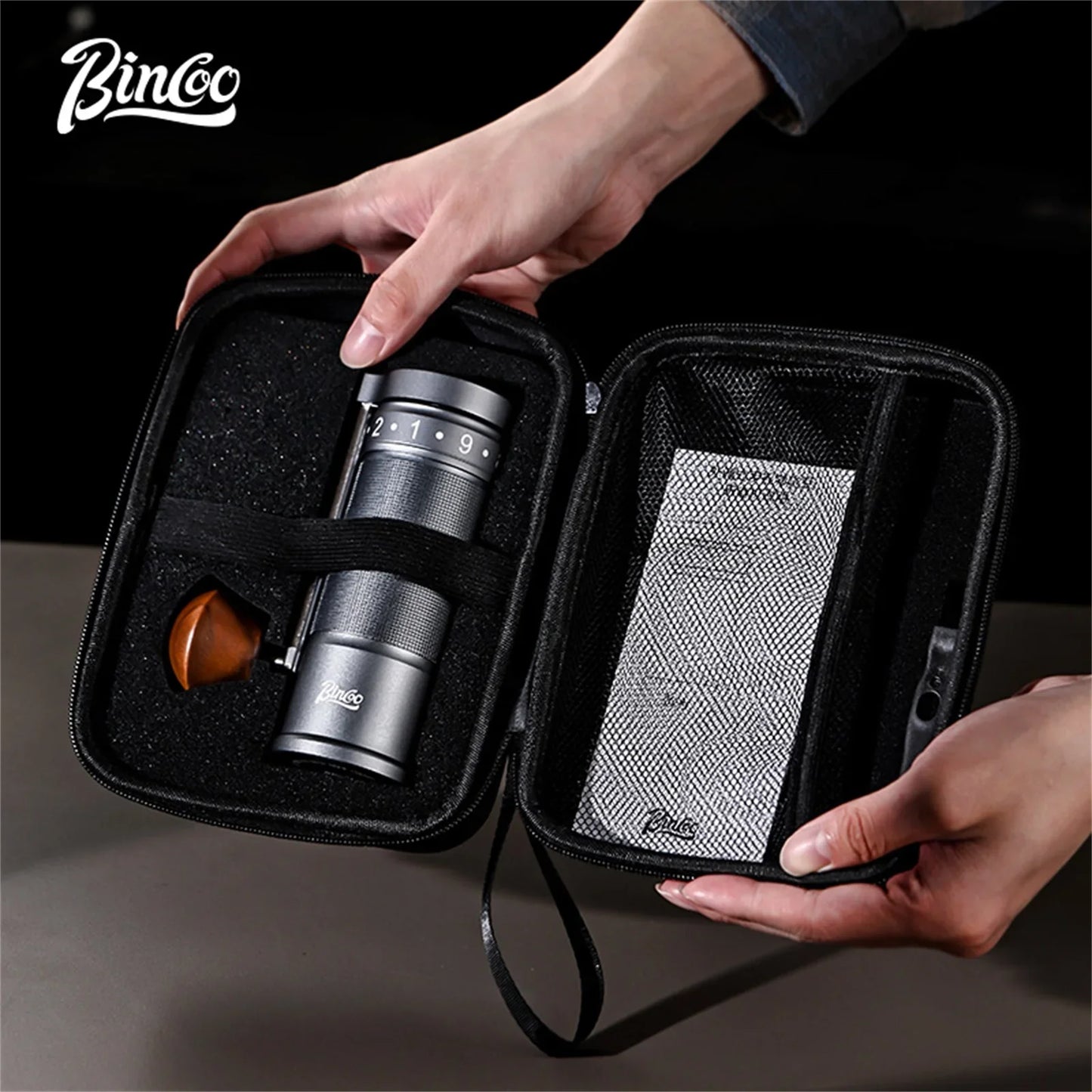 Manual Coffee Grinder – Just Coffee Portable Stainless Steel Burr Mill