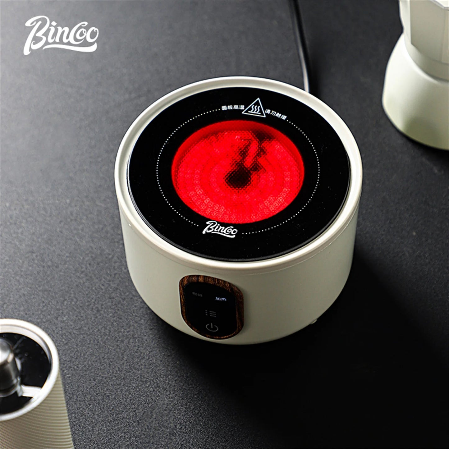 Electric Ceramic Stove 800W – Just Coffee Mini Heating Base for Moka Pot