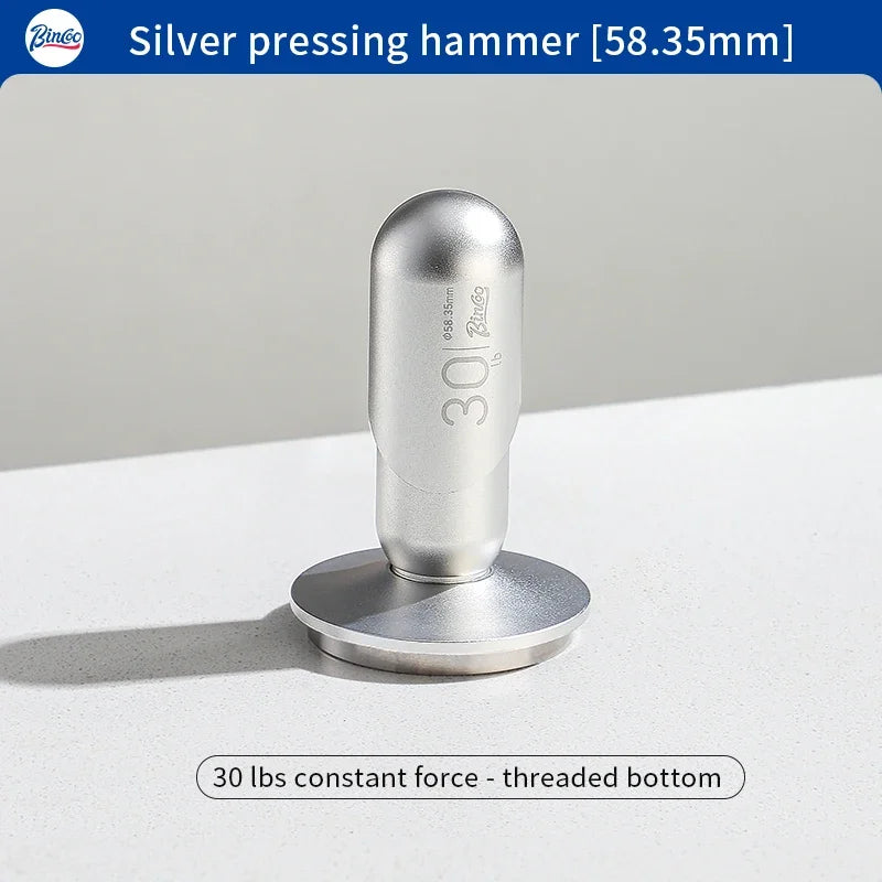 Italian Constant Force Coffee Tamper 30lb 51/58mm – Just Coffee Auto-Rebound Edition