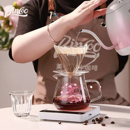 Glass Coffee Sharing Pot Set – Just Coffee Pour Over Dripper & Filter Cup
