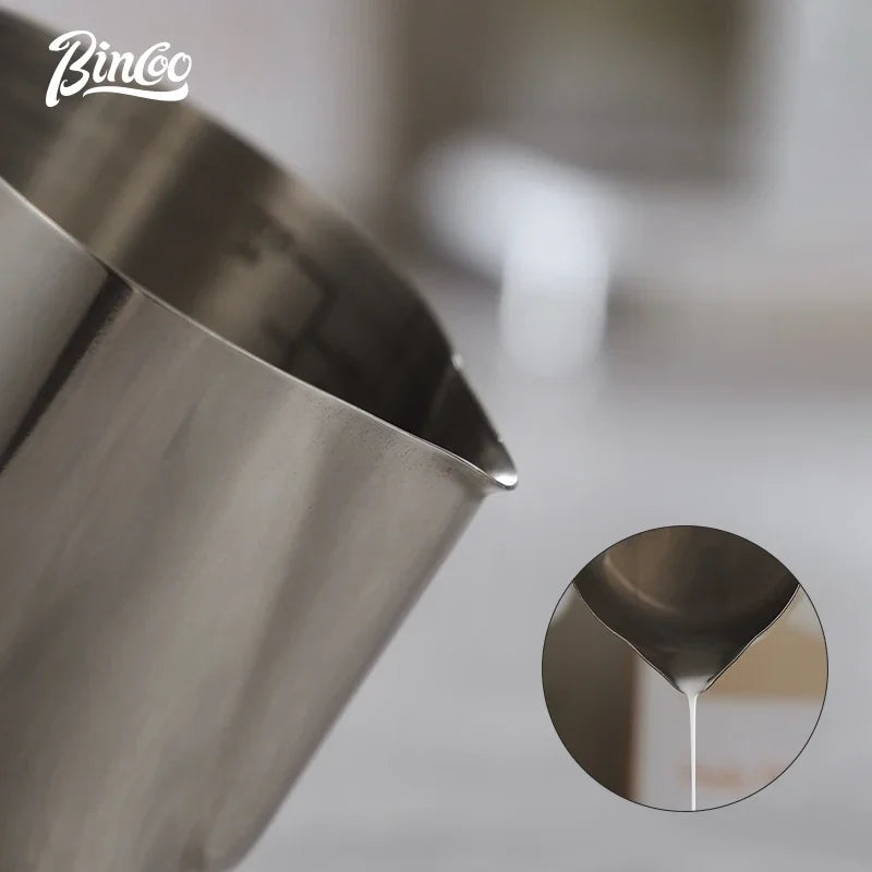Stainless Steel Latte Milk Jug – Just Coffee Professional Frothing Cup