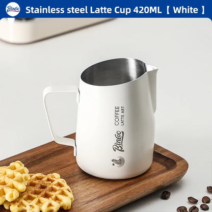 Milk Frothing Pitcher 420ml – Just Coffee Barista Tool