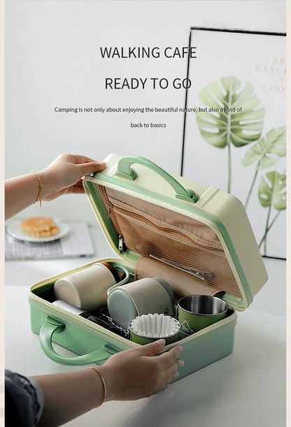 Portable Coffee Maker Set – Just Coffee Outdoor Travel Kit