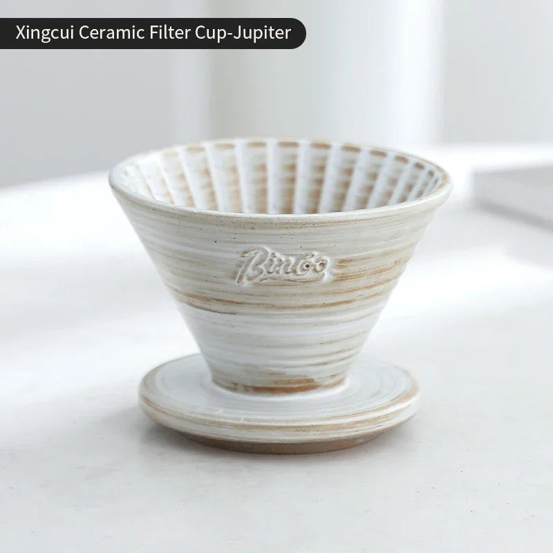 Ceramic Coffee Drip Filter Cup Set – Just Coffee Hand Brew Edition