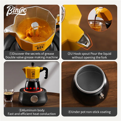 Double Valve Moka Pot – Just Coffee Italian Espresso Mocha Maker