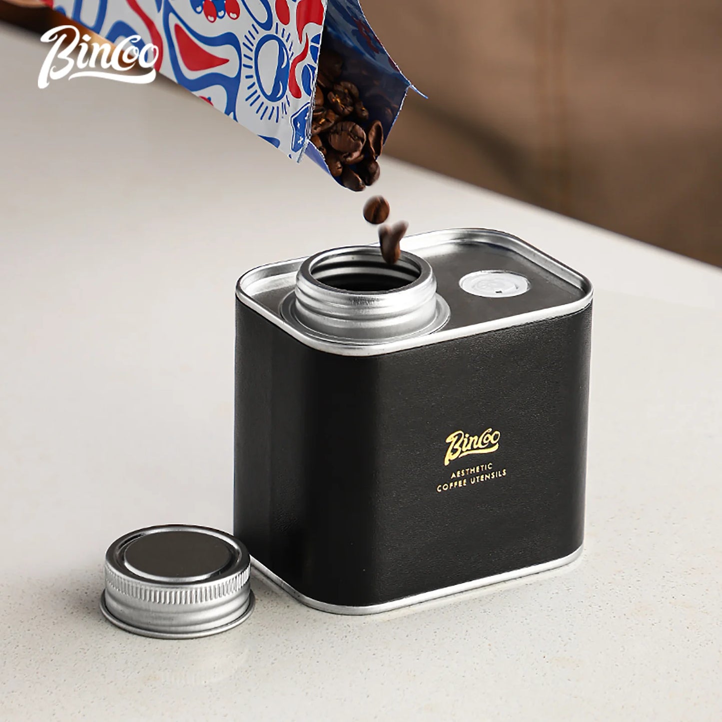 Coffee Bean Sealed Jar – Just Coffee Vacuum Storage with Valve
