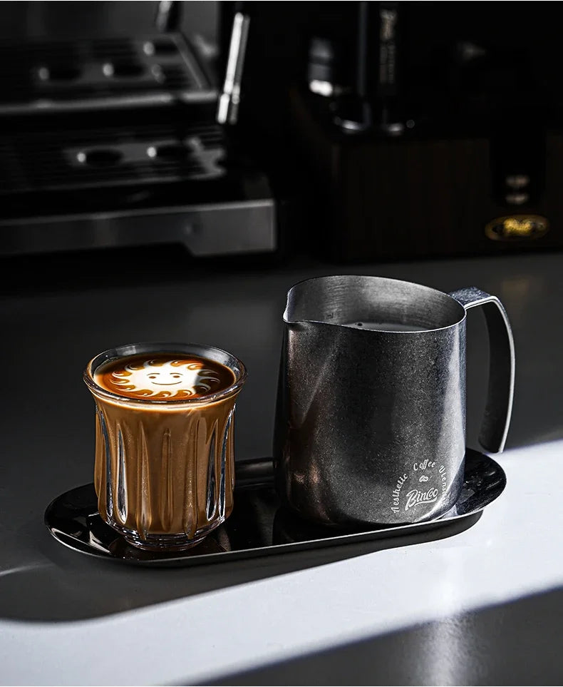 Stainless Steel Milk Frothing Jug – Just Coffee Latte Art Edition