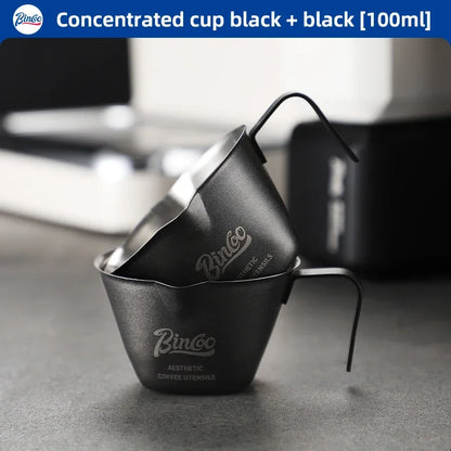 Italian Espresso Extraction Cup – Just Coffee Stainless Steel Measuring Edition