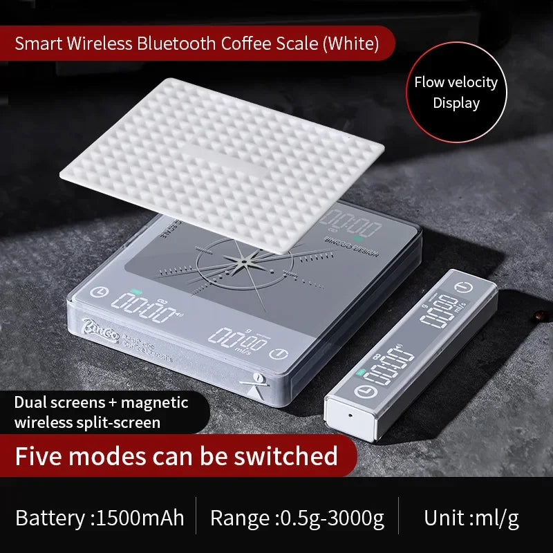 Wireless Bluetooth Coffee Scale – Just Coffee LED Smart Espresso Scale