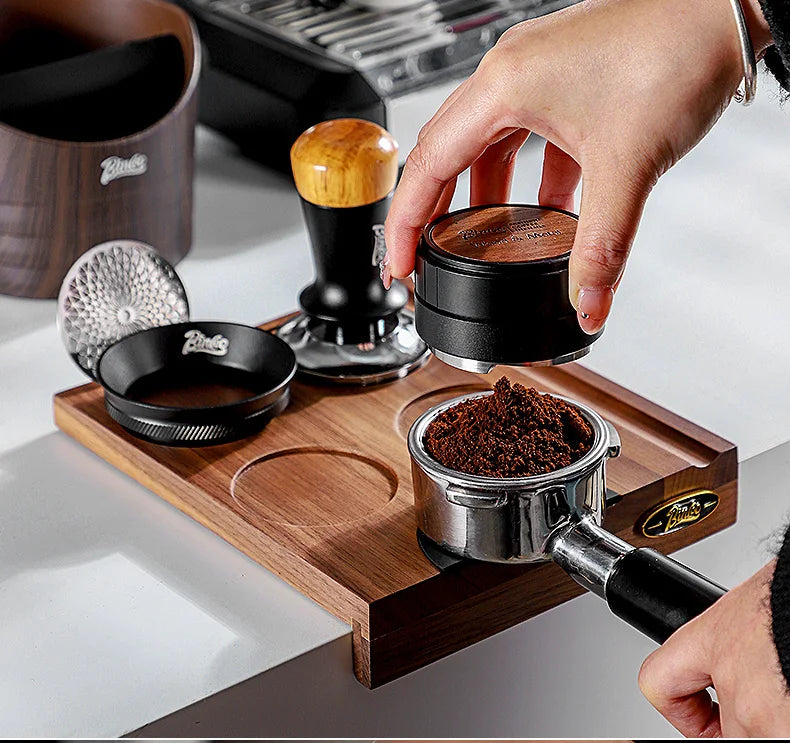 Walnut Coffee Tamper Holder Station 51/53/58mm – Just Coffee Barista Rack