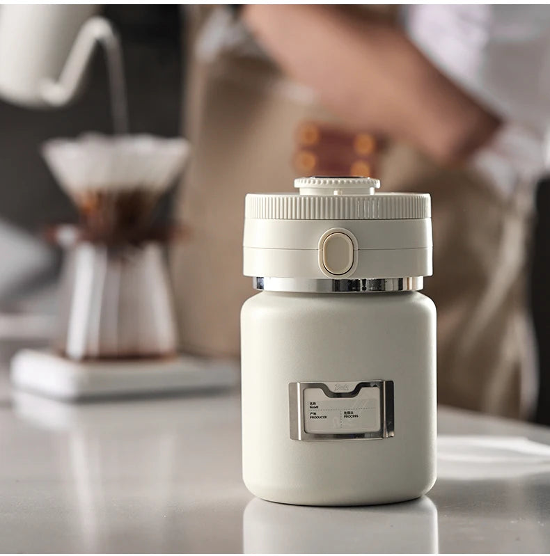 Coffee Bean Vacuum Canister 1000ml – Just Coffee Stainless Steel Airtight Jar