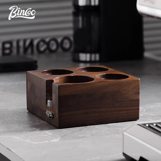 Walnut Coffee Tamping Base – Just Coffee Italian-Style Edition