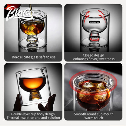 Double Layer Glass Coffee Cup – Just Coffee Heat-Resistant Edition
