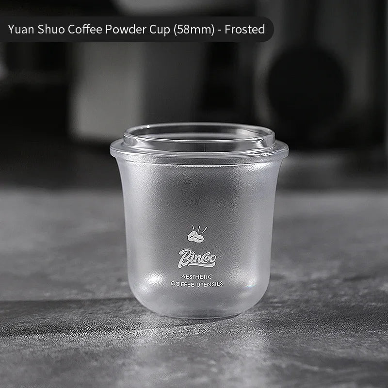 Coffee Powder Catcher Cup – Just Coffee Transparent Aroma Edition