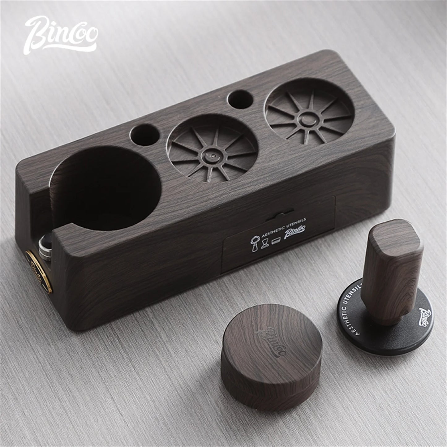 Woodgrain Coffee Trio Set 51/58mm – Just Coffee Barista Edition
