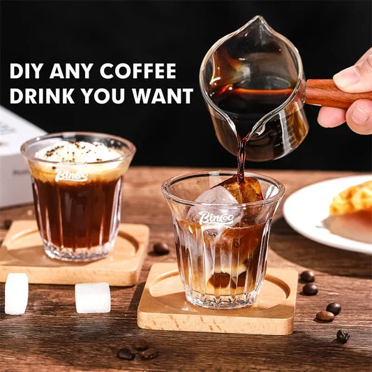 Glass Espresso & Latte Cup 90/160/200ml – Just Coffee Vintage Edition