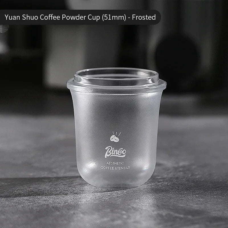 Coffee Powder Catcher Cup – Just Coffee Transparent Aroma Edition