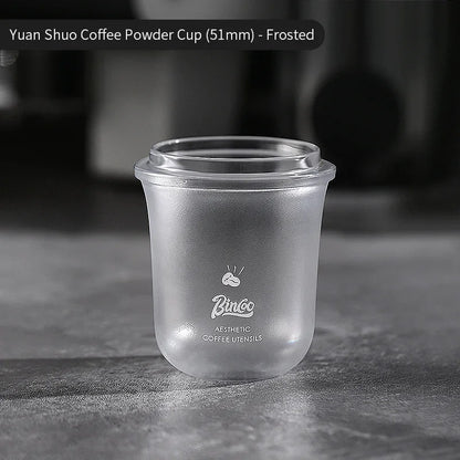 Coffee Powder Catcher Cup – Just Coffee Transparent Aroma Edition