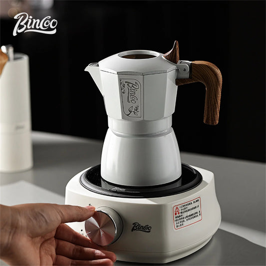 Double Valve Moka Pot – Just Coffee Espresso Extraction Set 220V