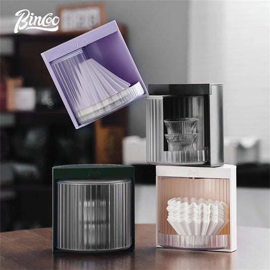 Coffee Filter Paper Storage Box – Just Coffee Dust-Proof Holder (150pcs)