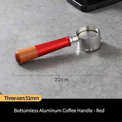 Bottomless Portafilter Handle 51/58mm – Just Coffee Stainless Steel Edition