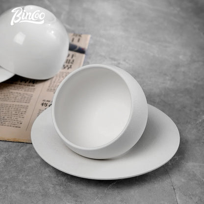 280ml Japanese Ceramic Coffee Mug with Saucer – Just Coffee Stone Pattern Edition