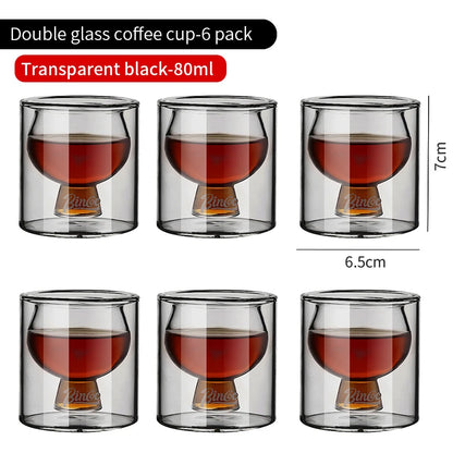 Double Layer Glass Coffee Cup – Just Coffee Heat-Resistant Edition