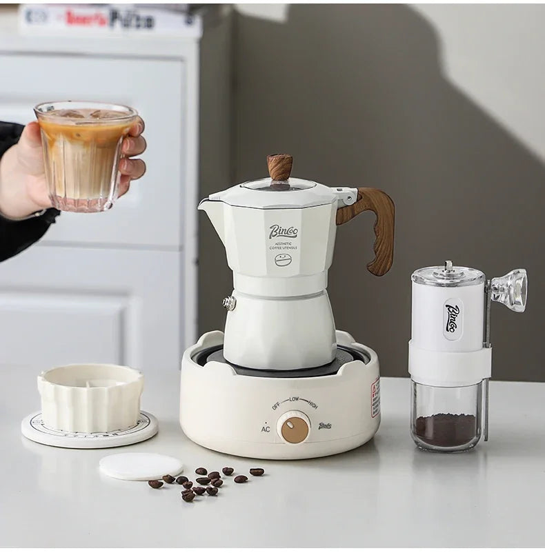 Double Valve Moka Pot Set – Just Coffee Barista Edition