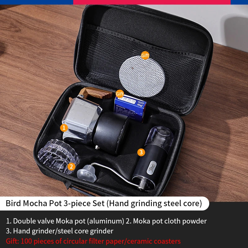 Stainless Steel Moka Pot – Just Coffee Barista Pro Edition