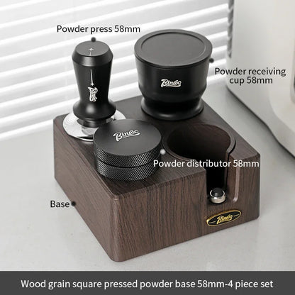 Wood Grain Square Coffee Knock Box – Just Coffee Large Barista Bucket