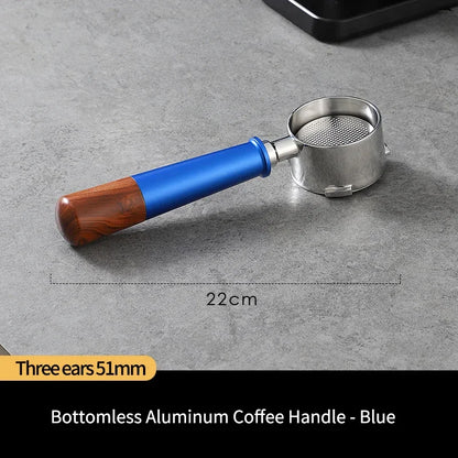 Bottomless Portafilter Handle 51/58mm – Just Coffee Stainless Steel Edition