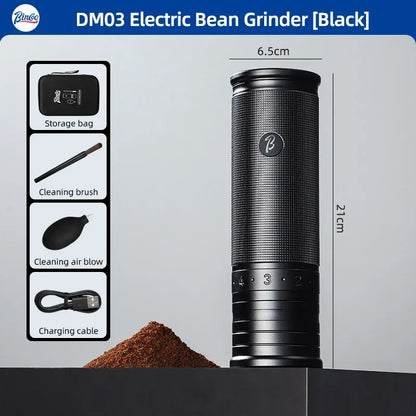 Electric Coffee Bean Grinder – Just Coffee All-Metal Portable Mini Mill