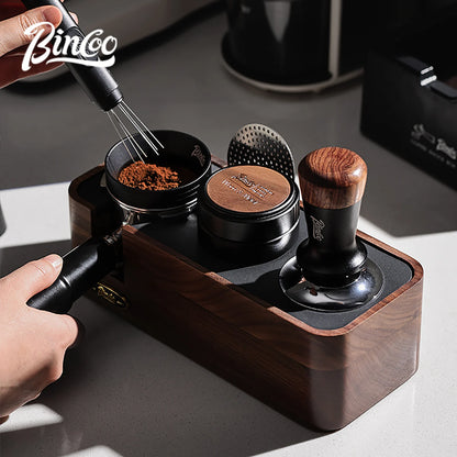 Wood Coffee Tamper Station 51–58mm – Just Coffee Barista Rack