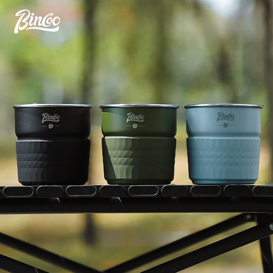 Outdoor Camping Coffee Cup – Just Coffee Stainless Steel Portable Mug