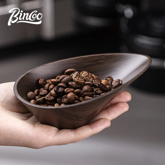 Walnut Coffee Bean Dose Tray – Just Coffee Solid Wood Measuring Scoop