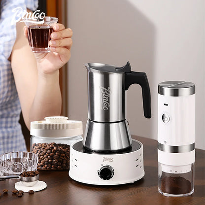 Stainless Steel Moka Pot | Italian Coffee Maker – Just Coffee