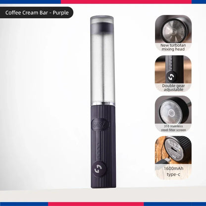 Upgraded Electric Coffee Frother – Just Coffee USB Rechargeable Mixer