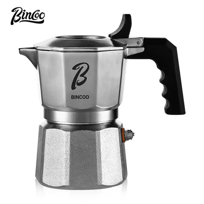 Three-Valve Stainless Steel Moka Pot – Just Coffee Barista Set
