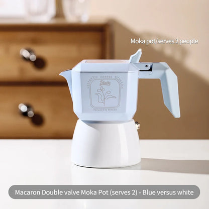 Double Valve Moka Pot – Just Coffee Italian Espresso Maker