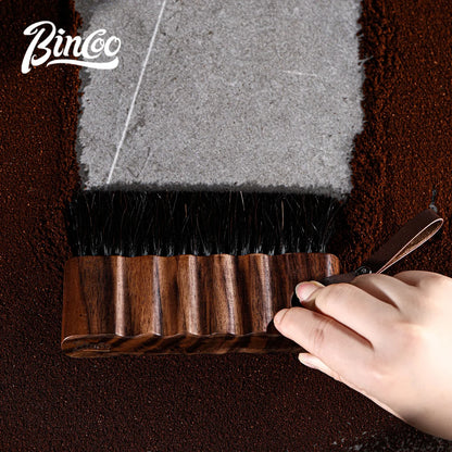 Coffee Grinder Cleaning Brush – Just Coffee Wooden Bristle Edition