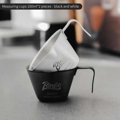 Stainless Steel Espresso Measuring Cup – Just Coffee Barista Edition