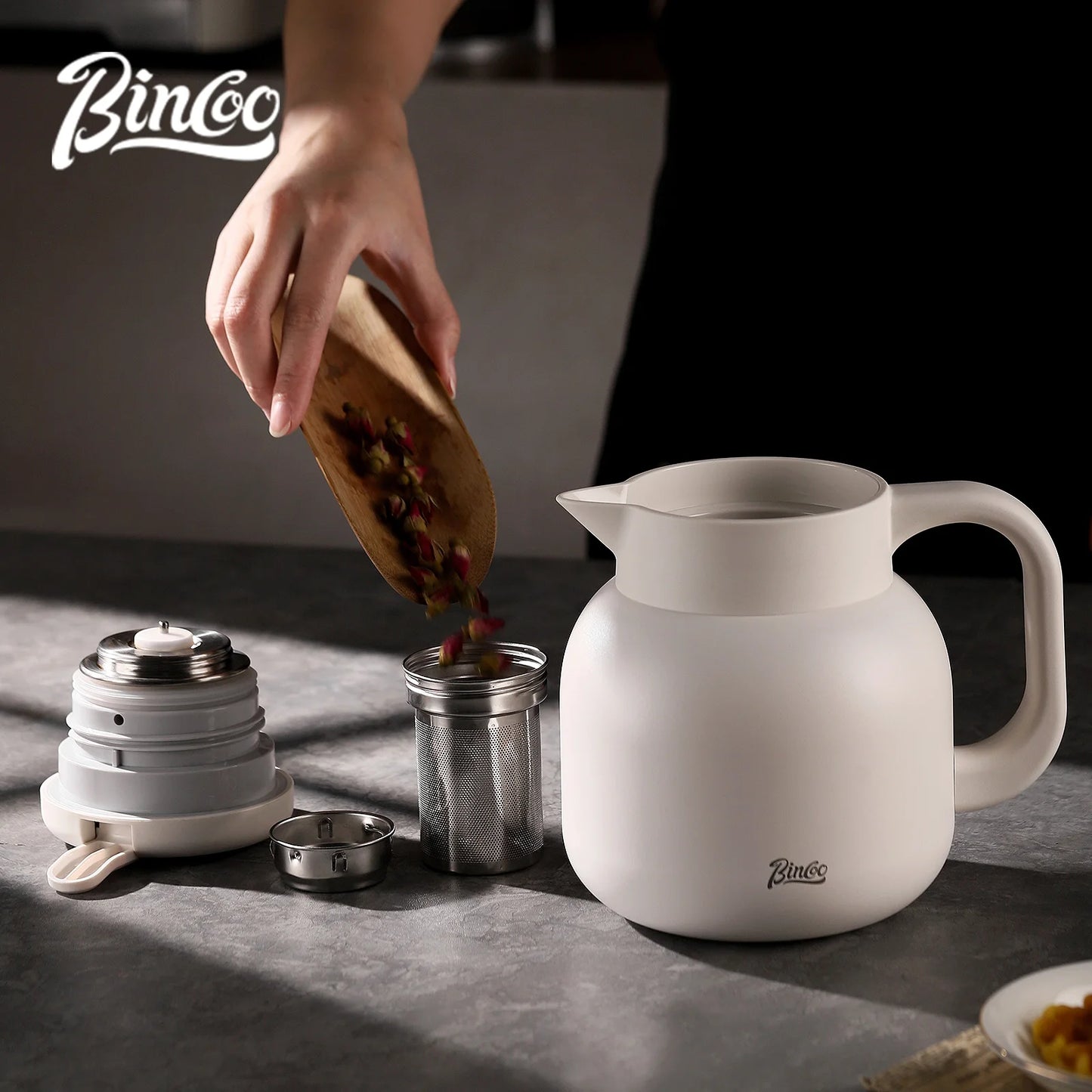 Stainless Steel Thermos Coffee Pot – Just Coffee Intelligent Display Edition