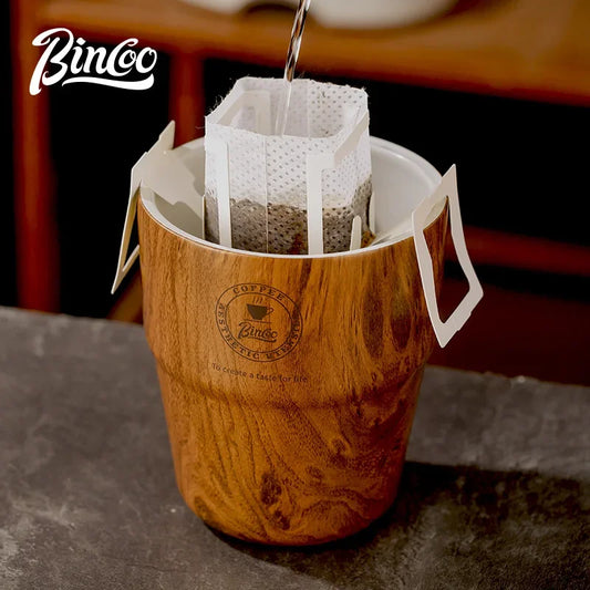 Wood Grain Insulated Coffee Cup – Just Coffee Retro Edition