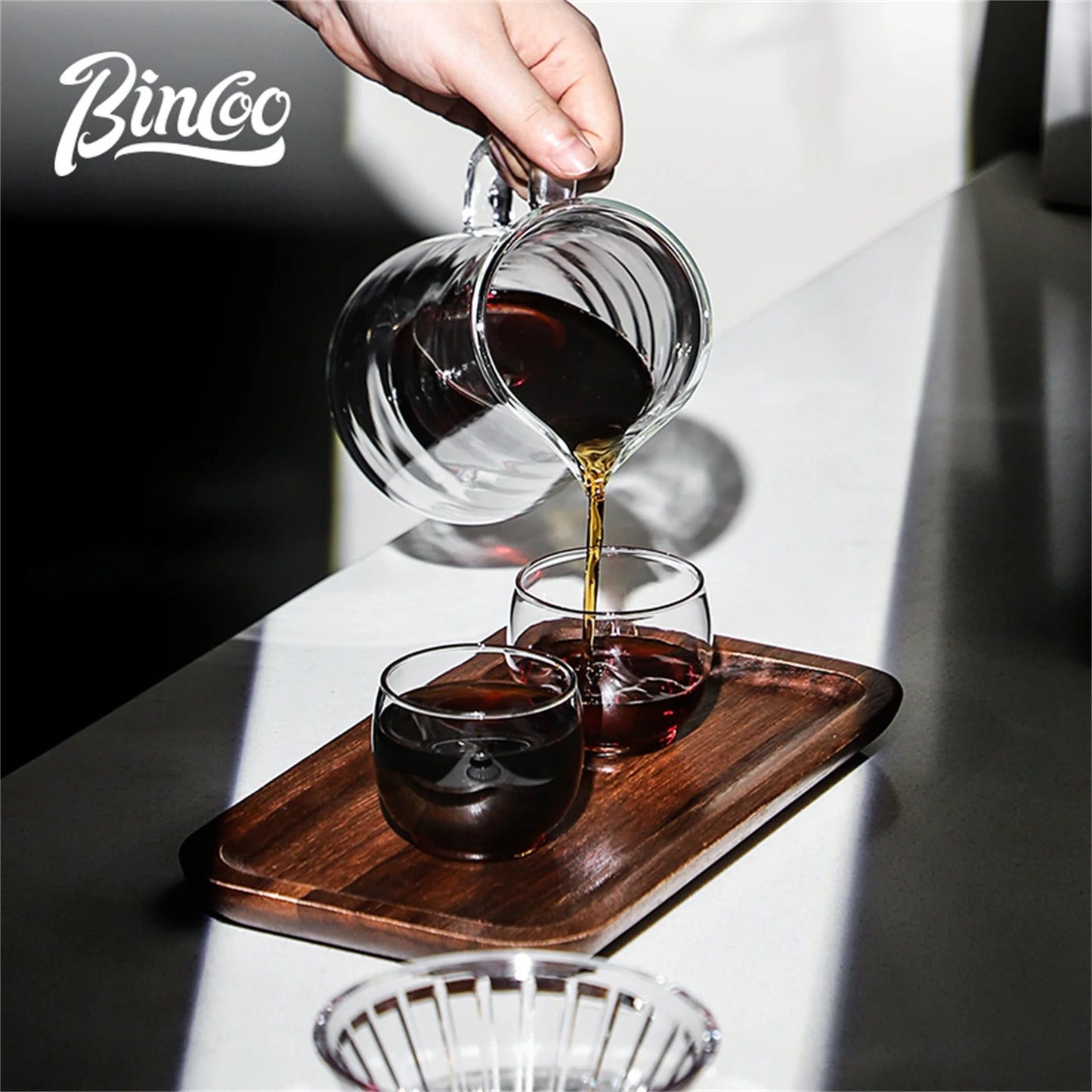 Double Layer Glass Coffee Pot 400ml – Just Coffee Sharing Edition