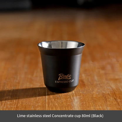 Espresso Double Wall Measuring Cup – Just Coffee Stainless Steel Edition