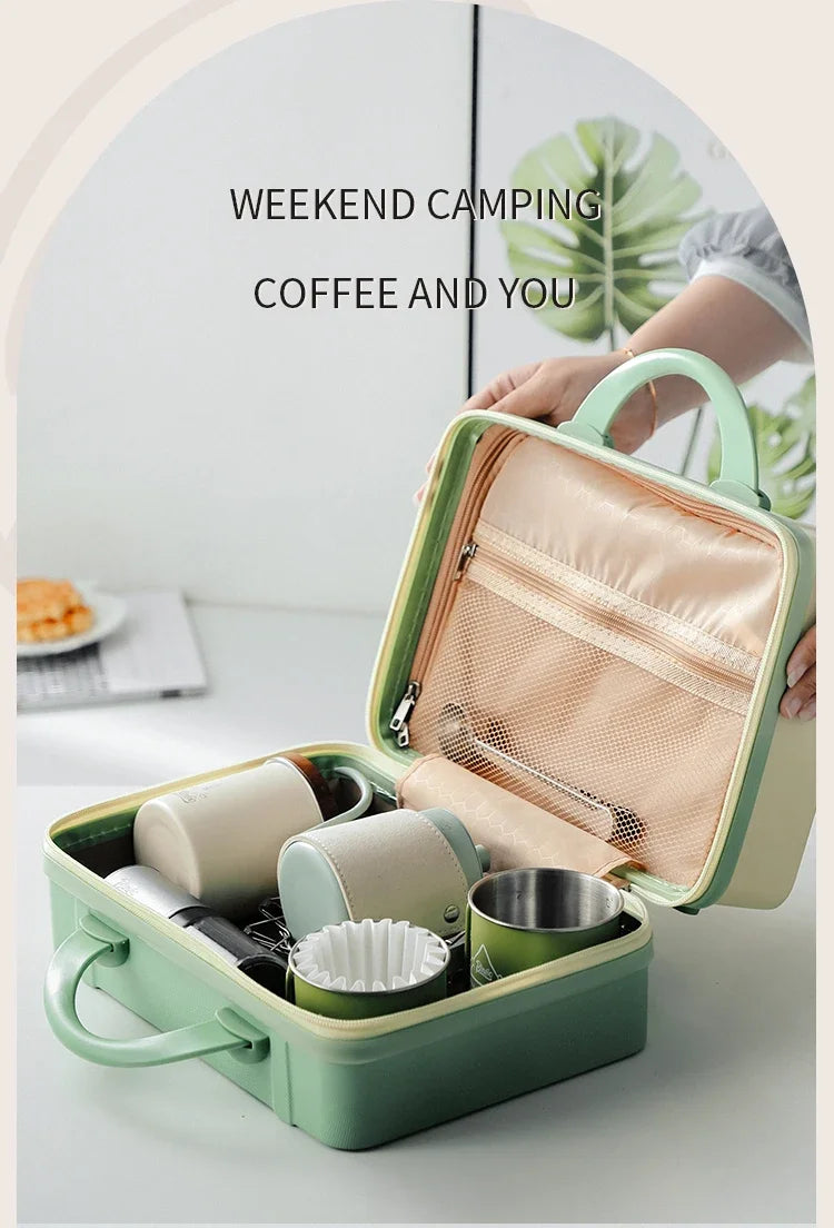 Portable Coffee Maker Set – Just Coffee Outdoor Travel Kit